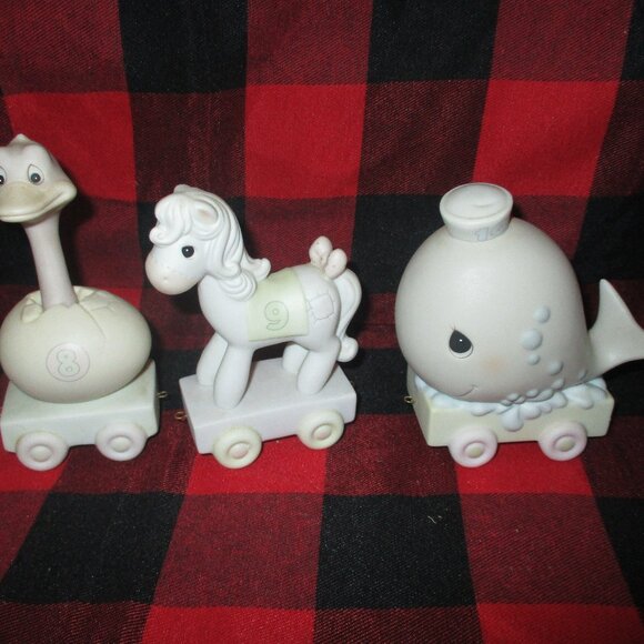 Precious moments Circus Animal birthday train  Birth - 10 - Picture 7 of 13